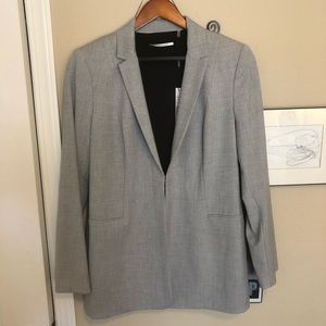 Tahari long light woven summer jacket size US6